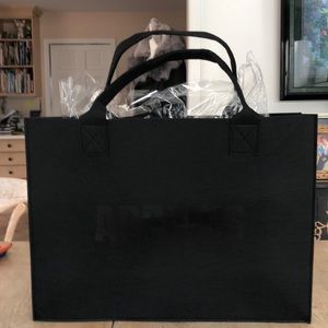 Large felt/rubber tote bag—from Apparis clothing